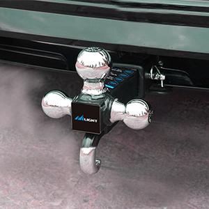 Nilight Shackle Hitch Receiver 2Inch 45000 LBs Breaking Strength 3/4" D Ring Shackle w/Trailer Hitch Pin Heavy Duty Solid Recovery Towing Kit for Trucks Jeeps Off Road Ball Mount