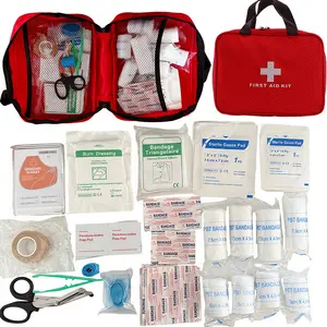 160 Piece First Aid Kit, Premium Waterproof Compact Trauma Medical Kits for Any Emergencies, Ideal for Home, Office, Car, Travel, Outdoor, Camping, Hiking, Boating,Gift for Families