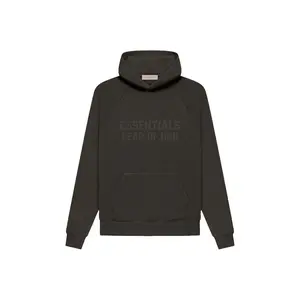 Fear of God Essentials Hoodie Off Black