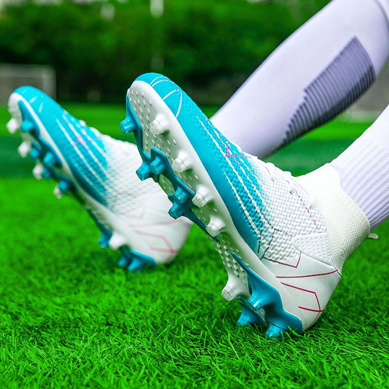 Ubetif Men's High Top Football Shoes, Breathable Comfortable Football Cleats, Professional Football Shoes, men football boot, outdoor competition