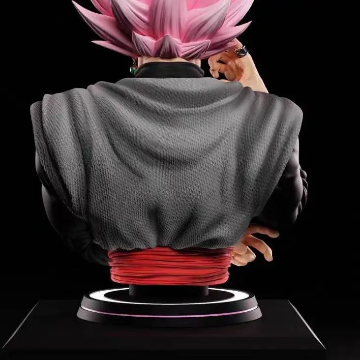Big Resin Za-ma-su Black G0ku Figure (In Stock) For Home Decoration Exclusive Link Figure Sku ZMSHWK05272