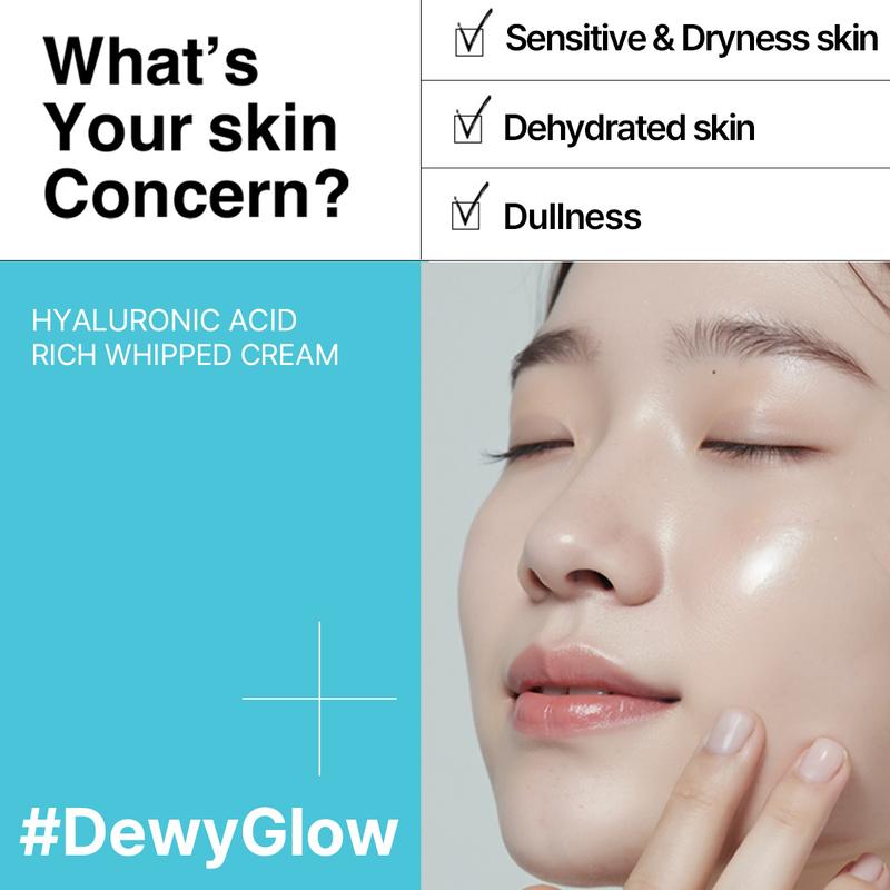 [Heimish RX] HYALURONIC ACID RICH WHIPPED CREAM 50ml Barrier Repair Moisturizer for Dry & Sensitive Skin | Plumping & Dewy Glow | 50ml