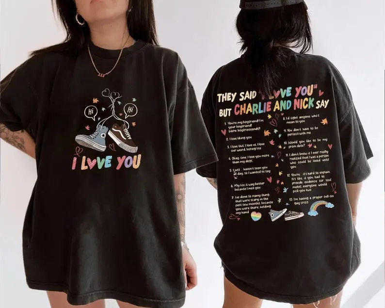 Vintage I Love You Heartstopper Kit Connor Shirt, Heartstopper Forever Tee, LGBT Romance Graphic Shirt, Queer Love Fan Gift Genny