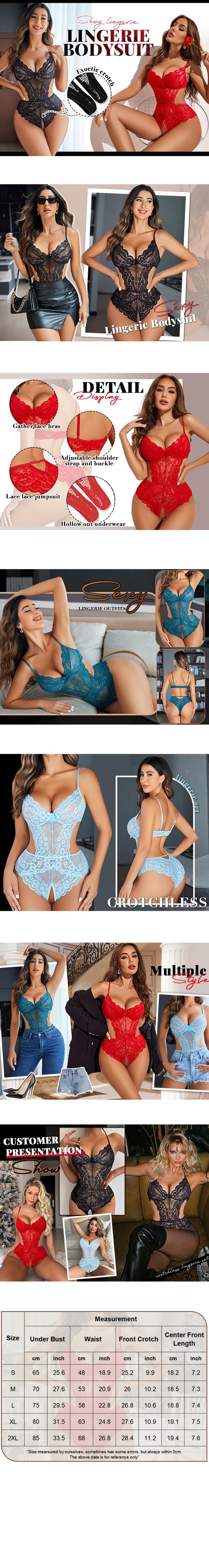 Avidlove Women's Floral Lace Bodysuit V-Neck Cut Out One Piece Adjustable Straps Soft Everyday Wear Lingerie for Wedding Night & Honeymoon Avidlove Women's Floral Lace Bodysuit V-Neck Cut Out One Piece Adjustable Straps Soft Everyday Wear Lingerie for Wedding Night & Honeymoon