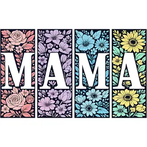 DTF Transfer – IC Mama Flowers Multi Sizes