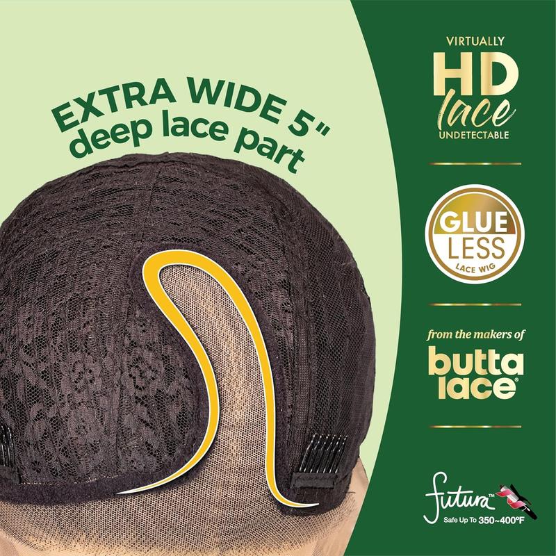 Sensationnel HD Lace Front Wig Butta Lace Glueless Chic Bob Lob Unit 7