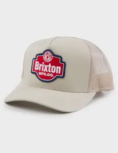 BRIXTON  Mens Genuine Trucker Hat, Sand