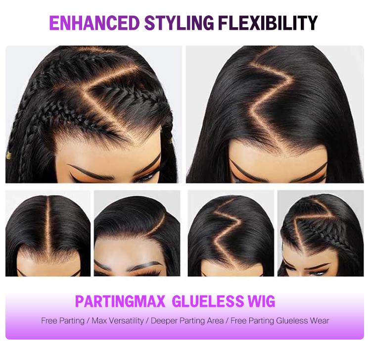 [13x6 GLUELESS WIG] Megalook 13x6 Glueless Transparent Lace Frontal Wigs Chestnut Brown/Natural Color Pre-everything Glueless Wig 180% Density Pre-plucked Natural Hairline Beginner Friendly #TikTokShopHolidayHaul