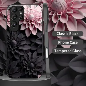 Dark Floral Aesthetic Phone Case - For Galaxy S24 Ultra - Elegant Shockproof Protection--975