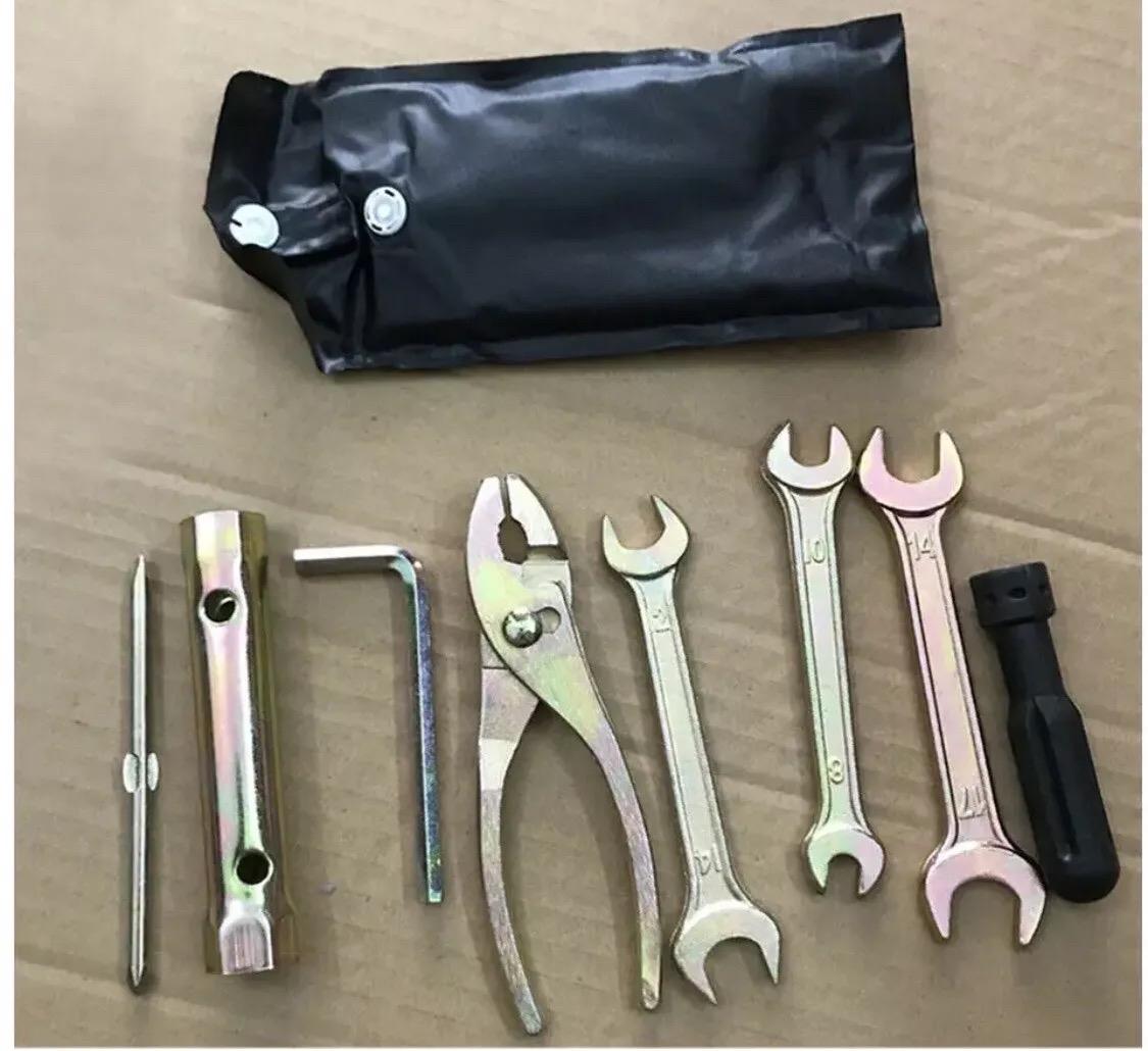 7PC ATV Tool Kit UTV Motocross Motorcycle Moped Bicycle Motorcycle Repair Wrenches Screwdriver Gift for Father Husband Christmas Birthday