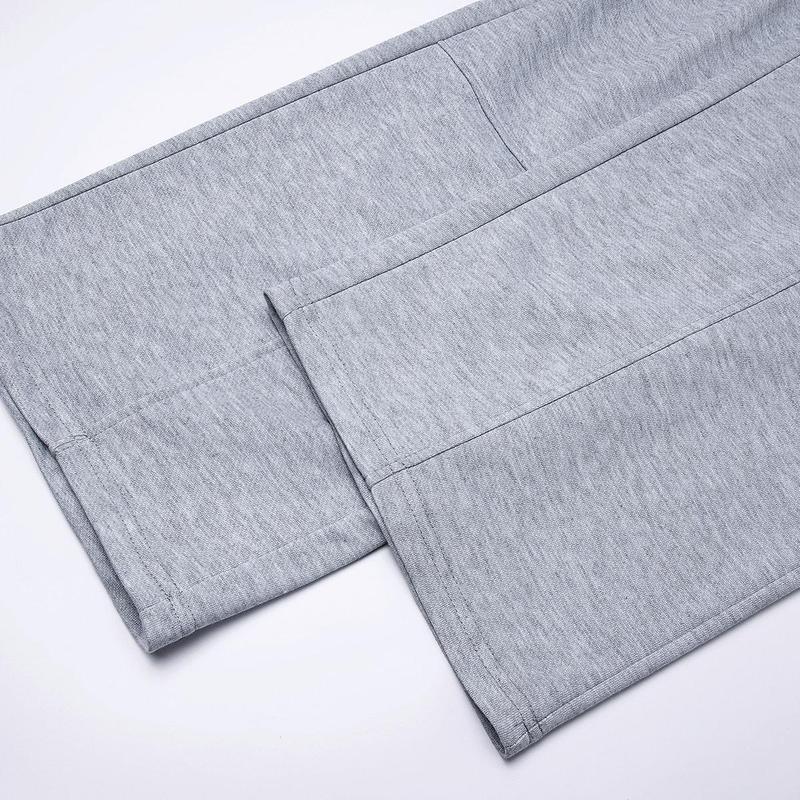 Men's Baggy Sweatpants, Loose Fit Casual Drawstring Elastic Waist, Wide Leg Joggers Trousers with Pockets, Comfortable Daily Wear, Sports Bottoms