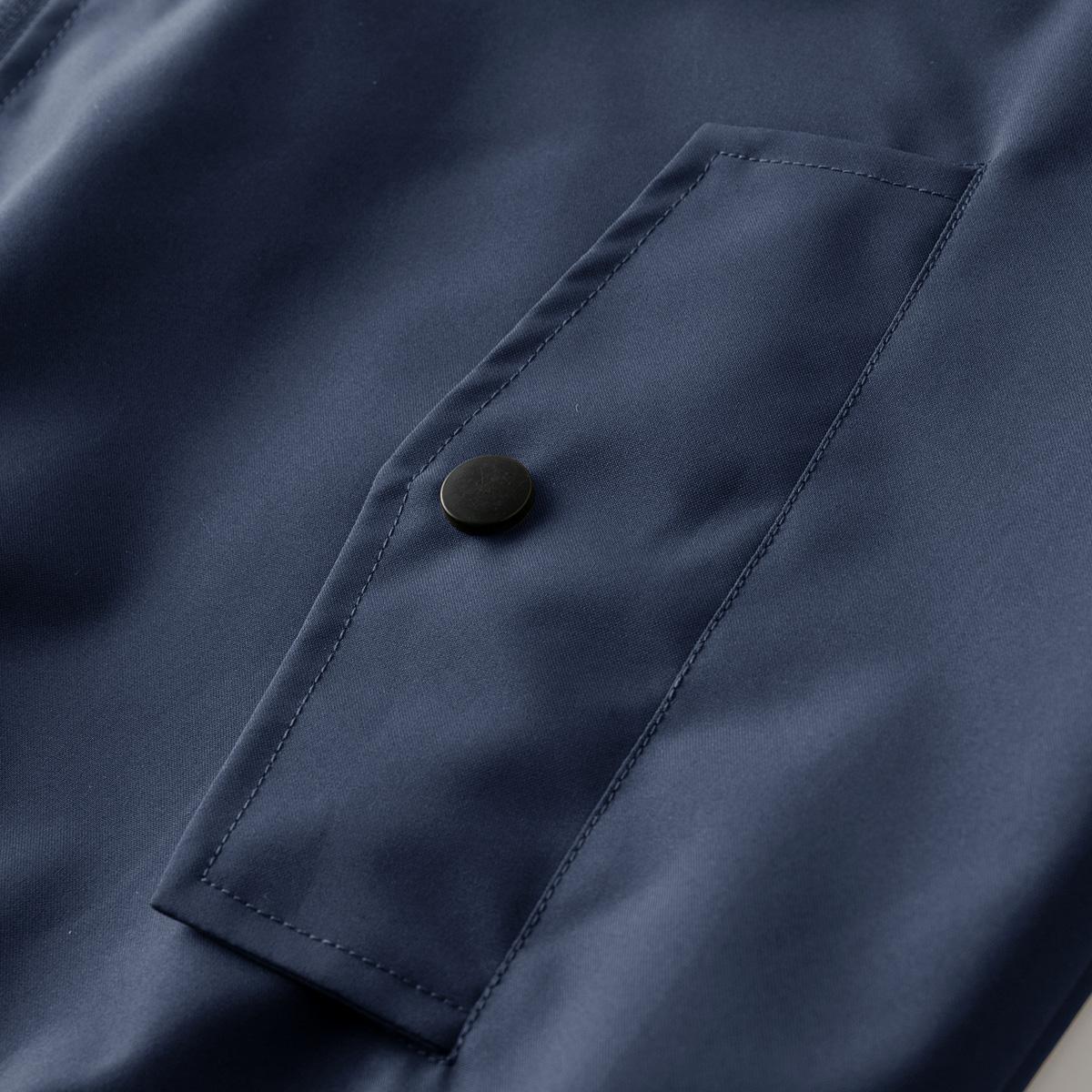 Men’s Patchwork Zip-Up Hooded Jacket – Lightweight windproof casual jacket with a soft, smooth street style, featuring contrast striped cuffs, suitable for everyday wear and outdoor commuting Casual