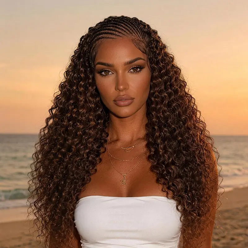 Frodio Veralux™ Fiber Fulani Braid Wig 13x6 Frontal Lace Wig | Natural Look, Beginner Friendly