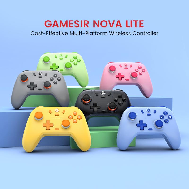 GameSir Nova Lite (Not for Xbox) Multi-Color Wireless Controller – PC/Steam/Android/iOS/Switch