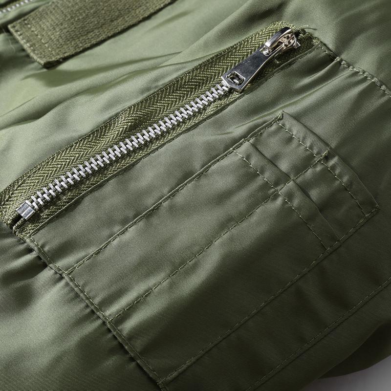 Men'S Vintage-Inspired Thickened Bomber Jacket -  LongSleeve, Zip-Up, Casual Style with Pockets, Winter, Casual Outerwear | Vintage Bomber Jacket , Men Winter Jacket For Men High Quality, Men Winter Coat ForMen, Winter Jacket Men, Jacket For Men