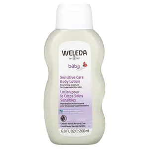 Weleda Baby, Sensitive Care Body Lotion, White Mallow Extracts, 6.8 fl oz (200 ml)