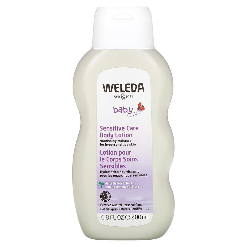 Weleda Baby, Sensitive Care Body Lotion, White Mallow Extracts, 6.8 fl oz (200 ml)