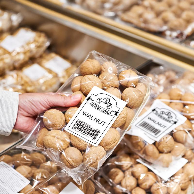 Bluetooth Thermal Label Printer, 4x6 Shipping Label Printer, PL80E Compatible with Android&iPhone and Windows, Widely Used for Hermes, Royal Mail, Amazon, Shopify, Ebay