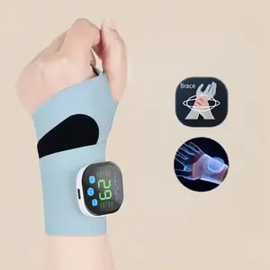 Hand Massager Wrist EMS Pulse Therapy Device for Carpal Tunnel & Arthritis Relief 10 Modes 29 Levels with Heating for Hands & Wrist Portable Therapy Gift for Men Women