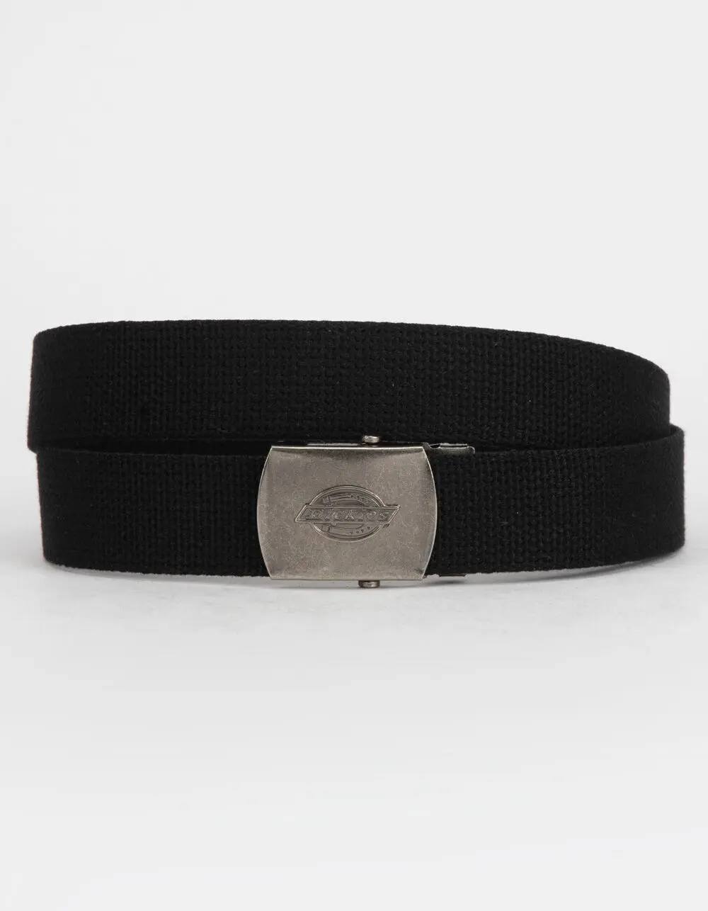 DICKIES Solid Web Belt, Black, ONESZ