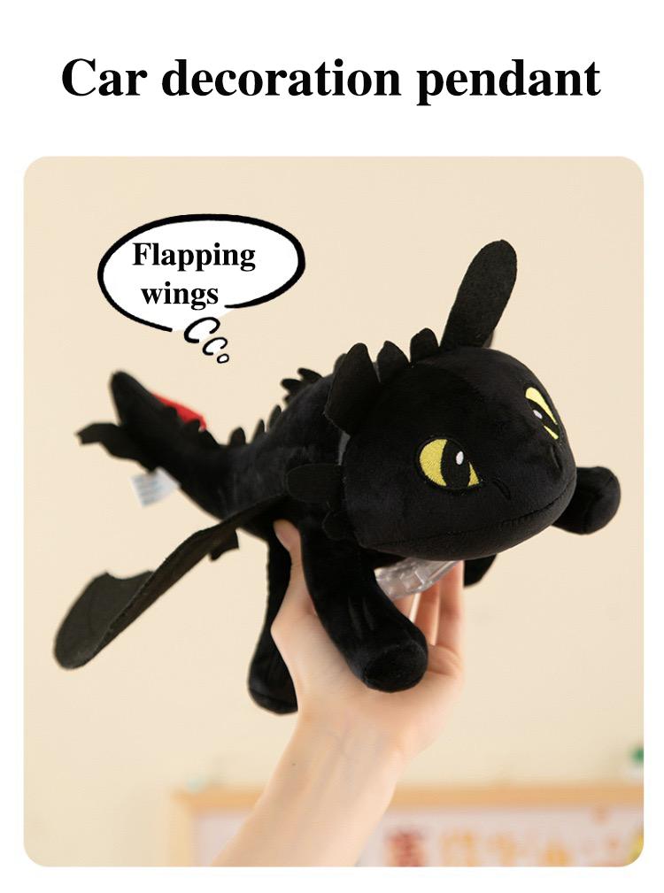 27cm/35cm HTTYD Toothless & Light Fury Couple Plush Doll Car Exterior ...