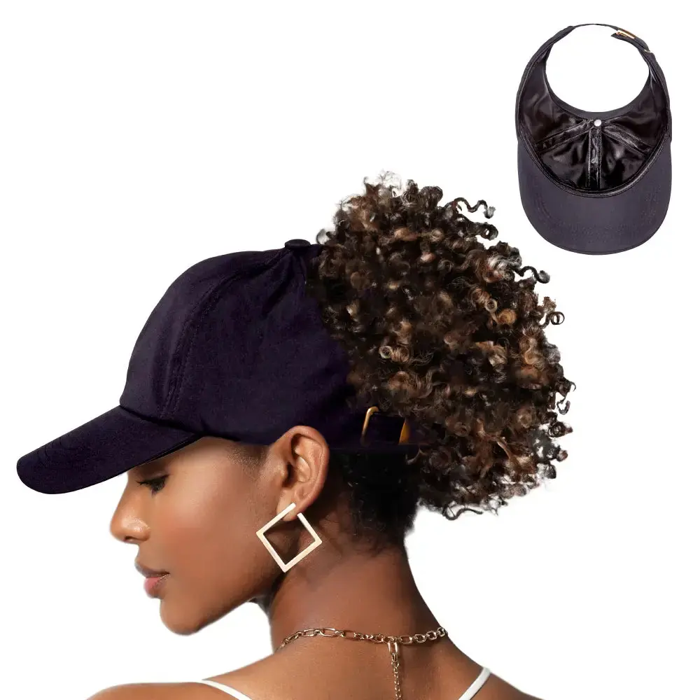 Arria Adjustable Satin Lined Backless Baseball Cap