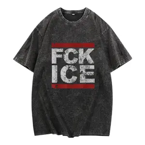 Fck Ice Distressed T-Shirt | Unisex Cotton T-Shirt | Unique Gift Tee