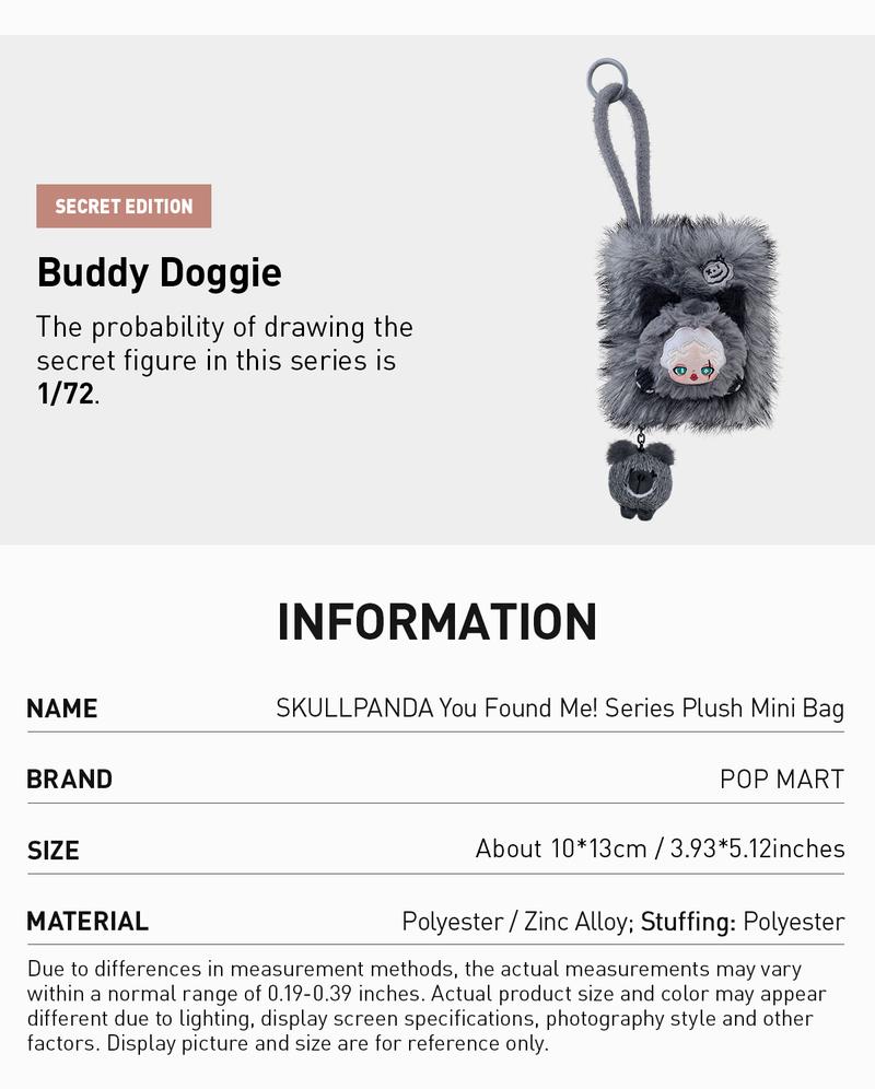 [Spanish] – SKULLPANDA You Found Me Series – Mini Bolsa de Peluche