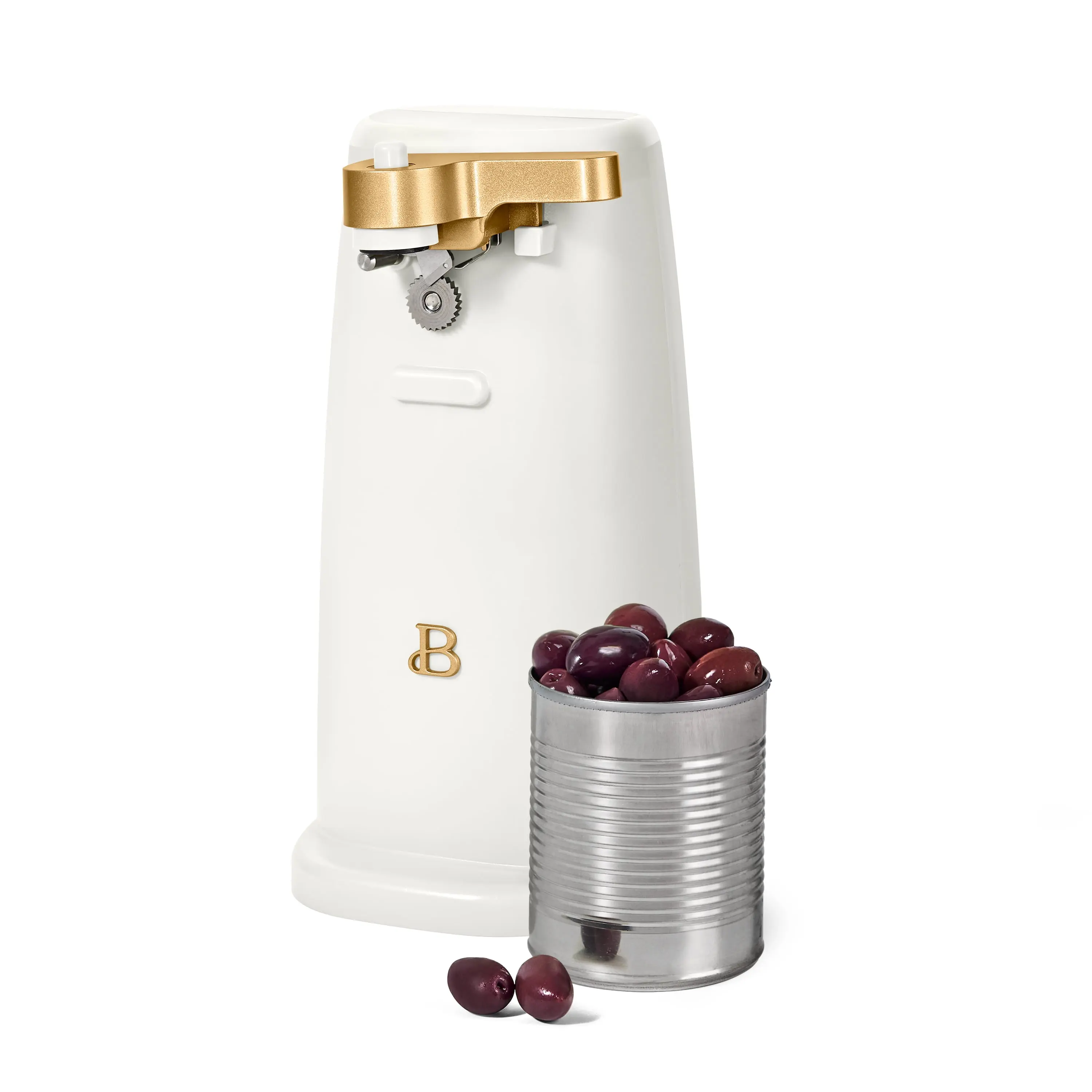 Beautiful Easy-Prep Electric Can Opener, White Icing by Drew Barrymore