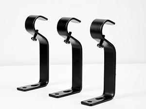 Deconovo Black Curtain Rods for Windows 48 to 84 Inches, Standard Adjustable Decorative Single Window Curtain Rod Set, 3/4 Inch Diameter Steel Tube with Black Finish Deconovo Black Curtain Rods for Windows 48 to 84 Inches, Standard Adjustable Decorative Single Window Curtain Rod Set, 3/4 Inch Diameter Steel Tube with Black Finish