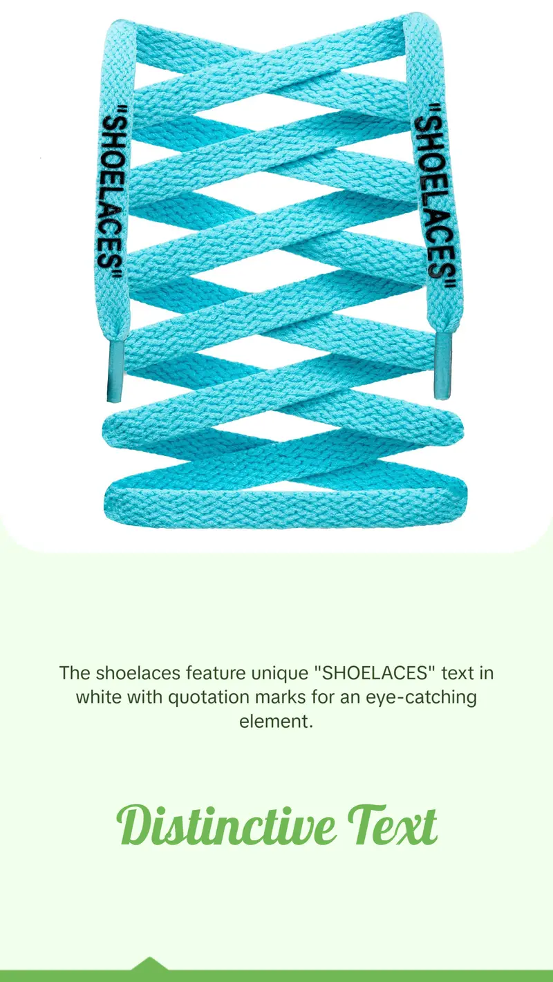 Flat Printed "SHOELACES"