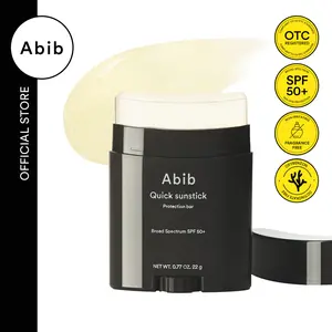 [Abib official] Abib Quick sunstick Protection Bar SPF50+. 22g｜Lightweight, No White cast, Over themakeup, Korean Suncreen Stick