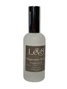 Lev8 Magnesium Spray  - Ease Muscle Cramps, Sciatic Pain, Help Sleep better and replace your Deodorant with Magnesium Body Care Oil Digestion Support