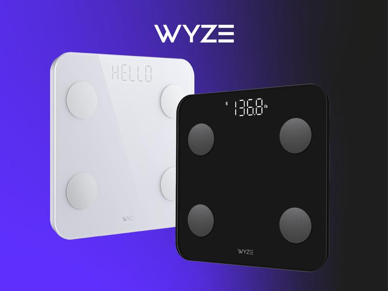 Wyze Scale S — Bluetooth Smart Weighing Scale, Multiple Body Composition Measurements (Body Fat, BMI & Muscle, Weight Loss, etc), Smartphone Sync