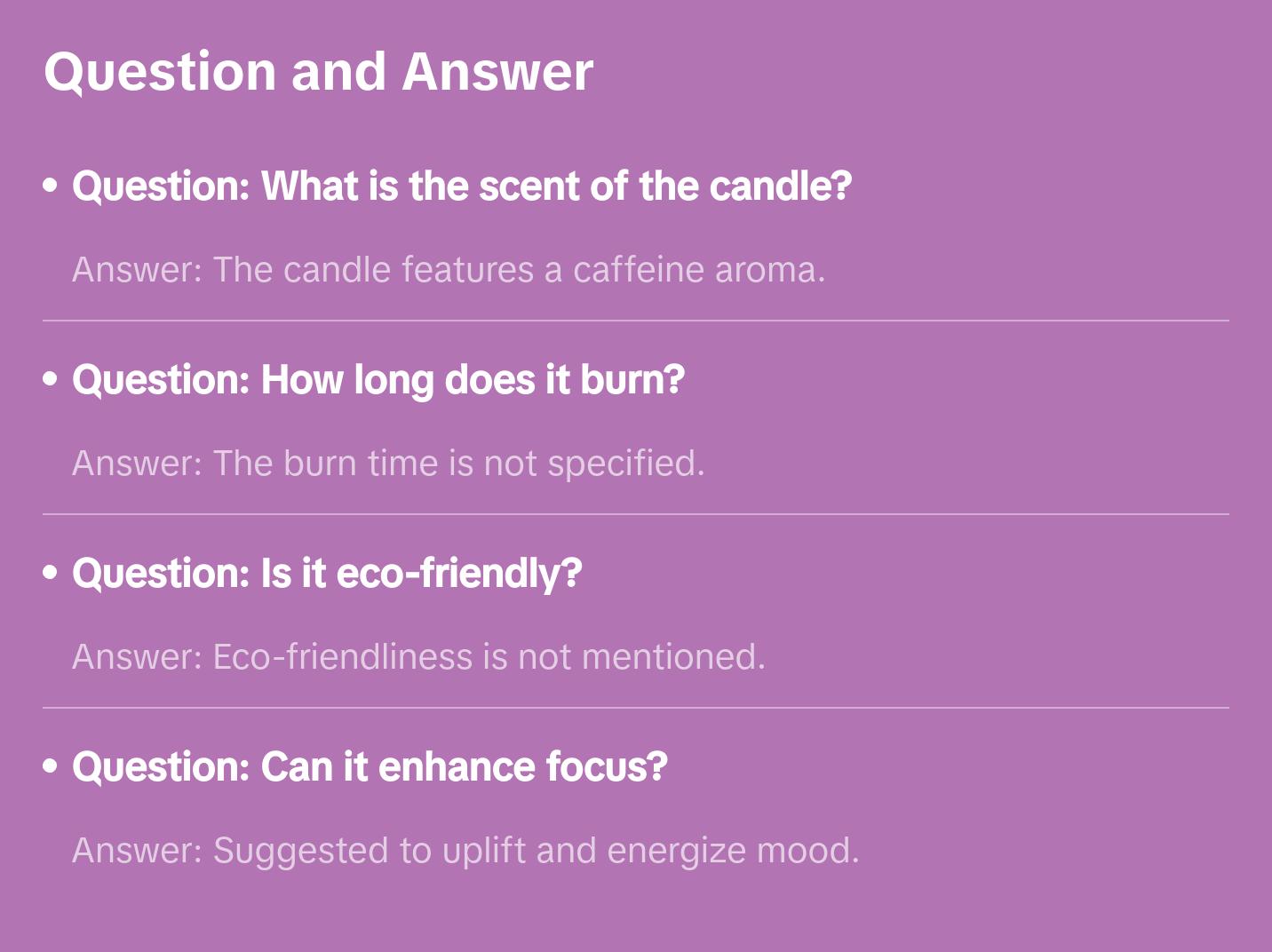 Caffeine Surge Candle