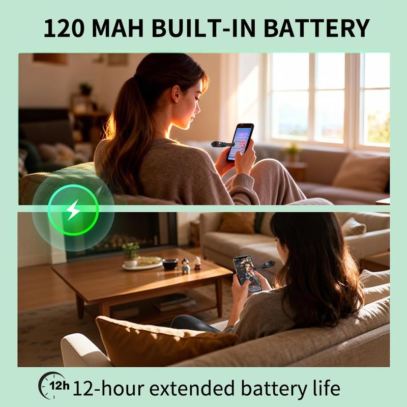 Wriless Auto Clicker for iPhone Android Phone Tapper for Tiktok Built-in Battery Screen Auto Tapper for Tiktok Live,Game,Likes & Reward Tasks Rechargeable