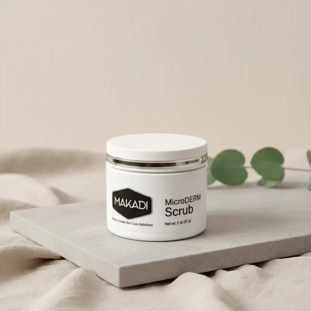 MAKADI MicroDerm Scrub - Essential Skincare Product for Cleansing Moisturizing and Protection - Ideal for Daily Use and Balanced Regimen