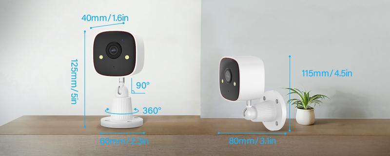 Jennov Outdoor/Indoor Security Camera, Surveillance 2.4G WiFi Camera , 2-Way Audio, Night Vision, Motion Detection, Indoor,easy installation without drilling (doesn't support 5G wifi) Jennov Outdoor/Indoor Security Camera, Surveillance 2.4G WiFi Camera , 2-Way Audio, Night Vision, Motion Detection, Indoor,easy installation without drilling (doesn't support 5G wifi)