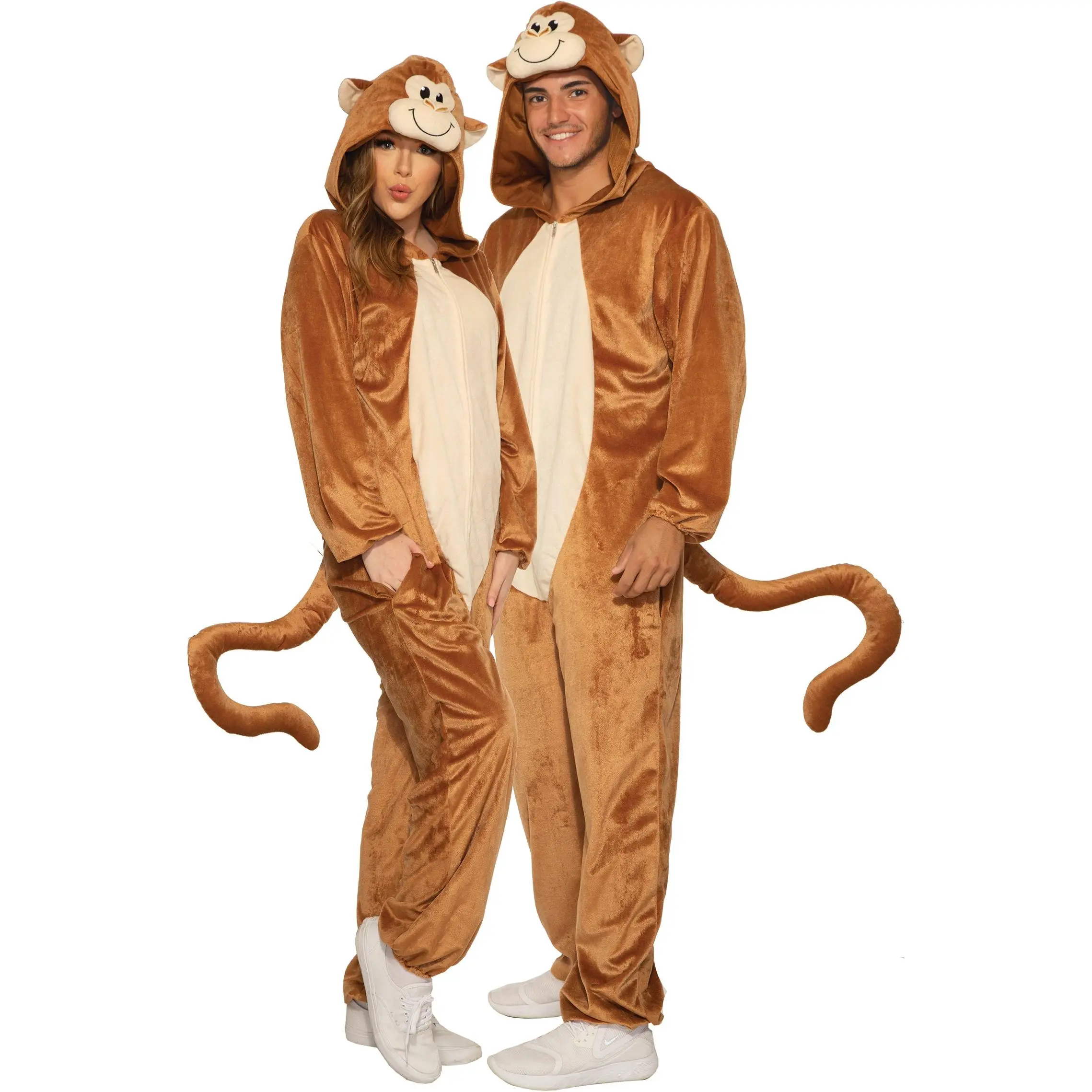 Adults Monkey Comfy Wear Onesie Costume Jumpsuit