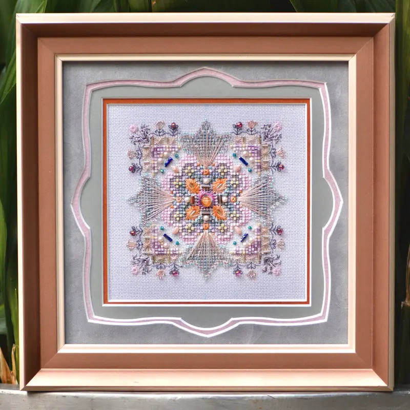 Aster Pod – MINI-DIY Cross Stitch Kit – Create Beautiful Handmade Embroidery Art