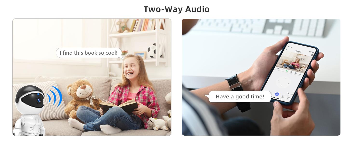 3MP 5G&2.4GHz WiFi Camera with Motion Detection and Two-Way Audio for Home Security - Wireless, Automatic Cable Monitoring Phone 3MP 5G&2.4GHz WiFi Camera with Motion Detection and Two-Way Audio for Home Security - Wireless, Automatic Cable Monitoring Phone