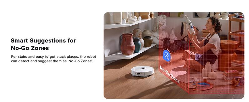 Roborock Qrevo Curv S5X Robot Vacuum and Mop, 17000Pa Suction, Zero-Tangling Design, FlexiArm Side Brush, Smart Obstacle Avoidance, Self-Washing & Drying & Emptying for Carpet, Pet Hair, Hard Floor #TikTokShopBlackFriday #TikTokShopCyberMonday