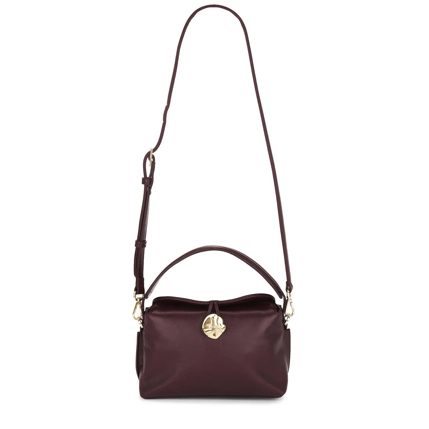 Flattered Hanna Mini Top Handle Bag in Cherry