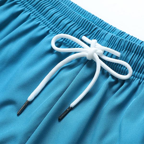 5-Pack Summer New Quick-Dry Faux Two-Piece Sports Shorts — Unisex, Skin-Friendly, Comfortable & Breathable, Solid Color, for Fitness, Casual Wear, Outdoor Running