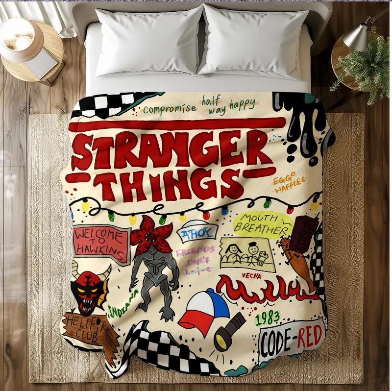 Stranger Things Season 5 Collage Flannel Blanket,weighted blanket, Soft Warm Cozy, Iconic Characters and Demogorgon Art, Ideal Gift for Fans,Adults Kids Holiday Birthday Xmas Christmas Party Gifts Stranger Things Season 5 Collage Flannel Blanket,weighted blanket, Soft Warm Cozy, Iconic Characters and Demogorgon Art, Ideal Gift for Fans,Adults Kids Holiday Birthday Xmas Christmas Party Gifts