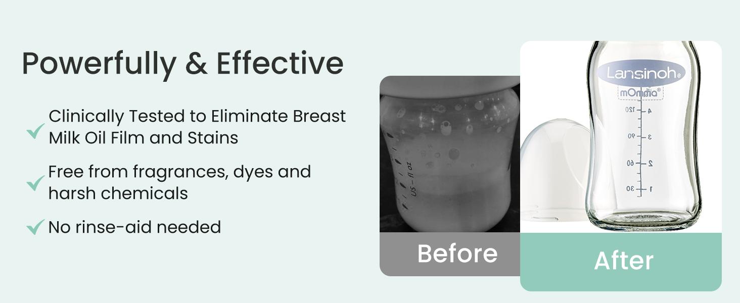 GROWNSY Detergent Washing Tablets 130 PCS for Momcozy, Baby Brezza, Papablic Bottle Washer, Compatible with All Brands Baby Bottle Washers