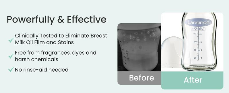 GROWNSY Detergent Washing Tablets 130 PCS for Momcozy, Baby Brezza, Papablic Bottle Washer, Compatible with All Brands Baby Bottle Washers