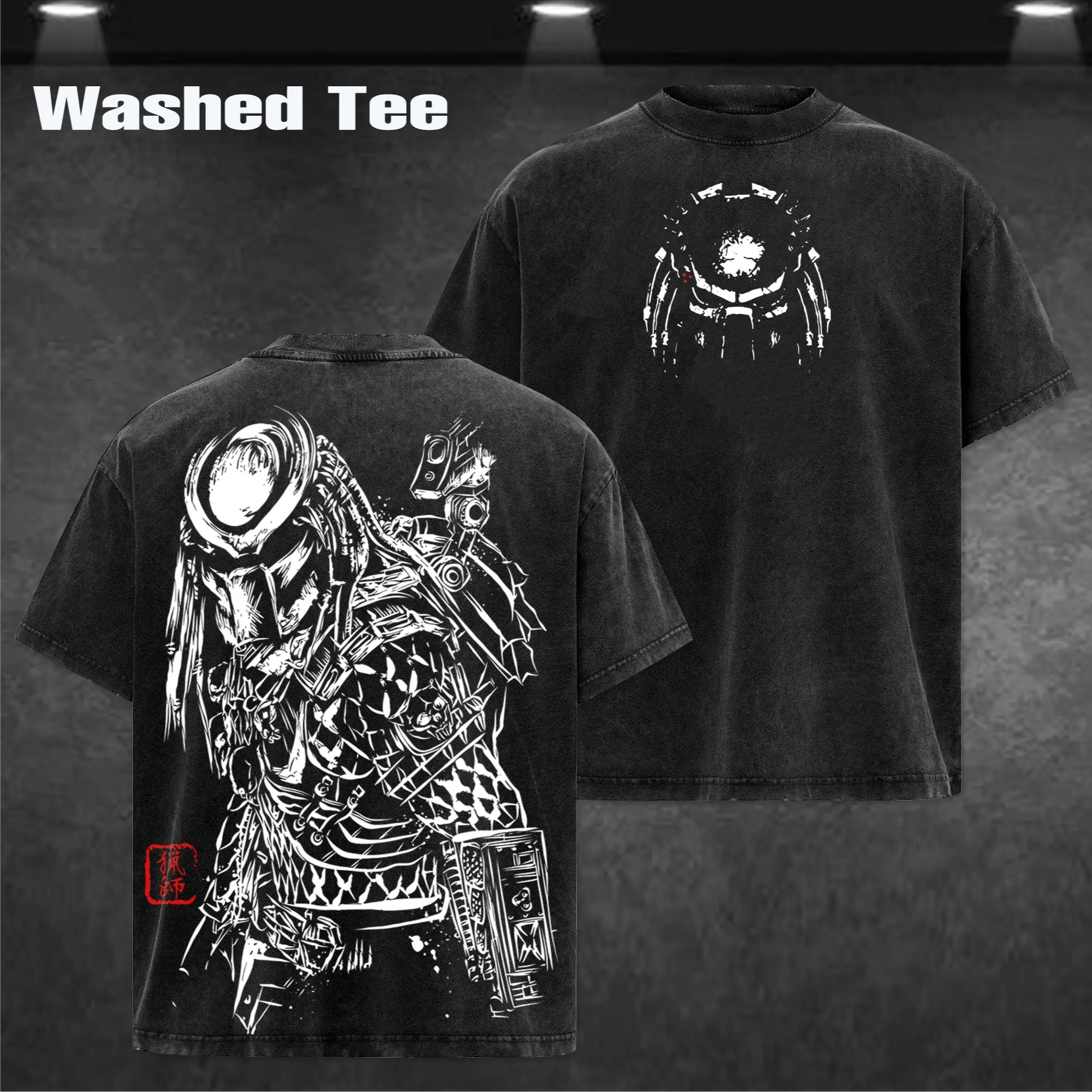 Predator – Alien vs. Predator Vintage T-Shirt Menswear Top Heavy 