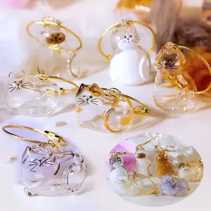 NEW HOME Cat Fur Collection Capsule, Cat Fur Memory Charm, Which Can Be Used as a Keychain or a Pendant and Carried Around With You. pet lover Jewellery