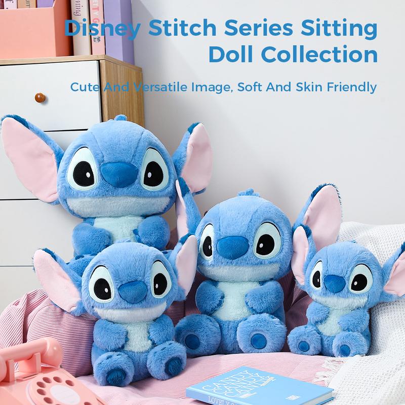 Disney Lilo & Stitch Collection Stitch Plush Toy,Stitch Doll Decorative,Premium Quality Stuffed Animal for Disney Fans Kids,Birthday Gifts, Holiday Gifts,Bedroom Decor,Sofa Stuffed Animal(9.1"/10.6"/15.8"/17.7") Soft And Skin Friendly